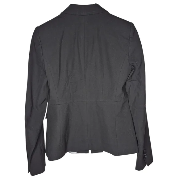 Ann Taylor Black Two-Button Blazer Jacket Size 2 – Classic Workwear - Picture 3 of 6